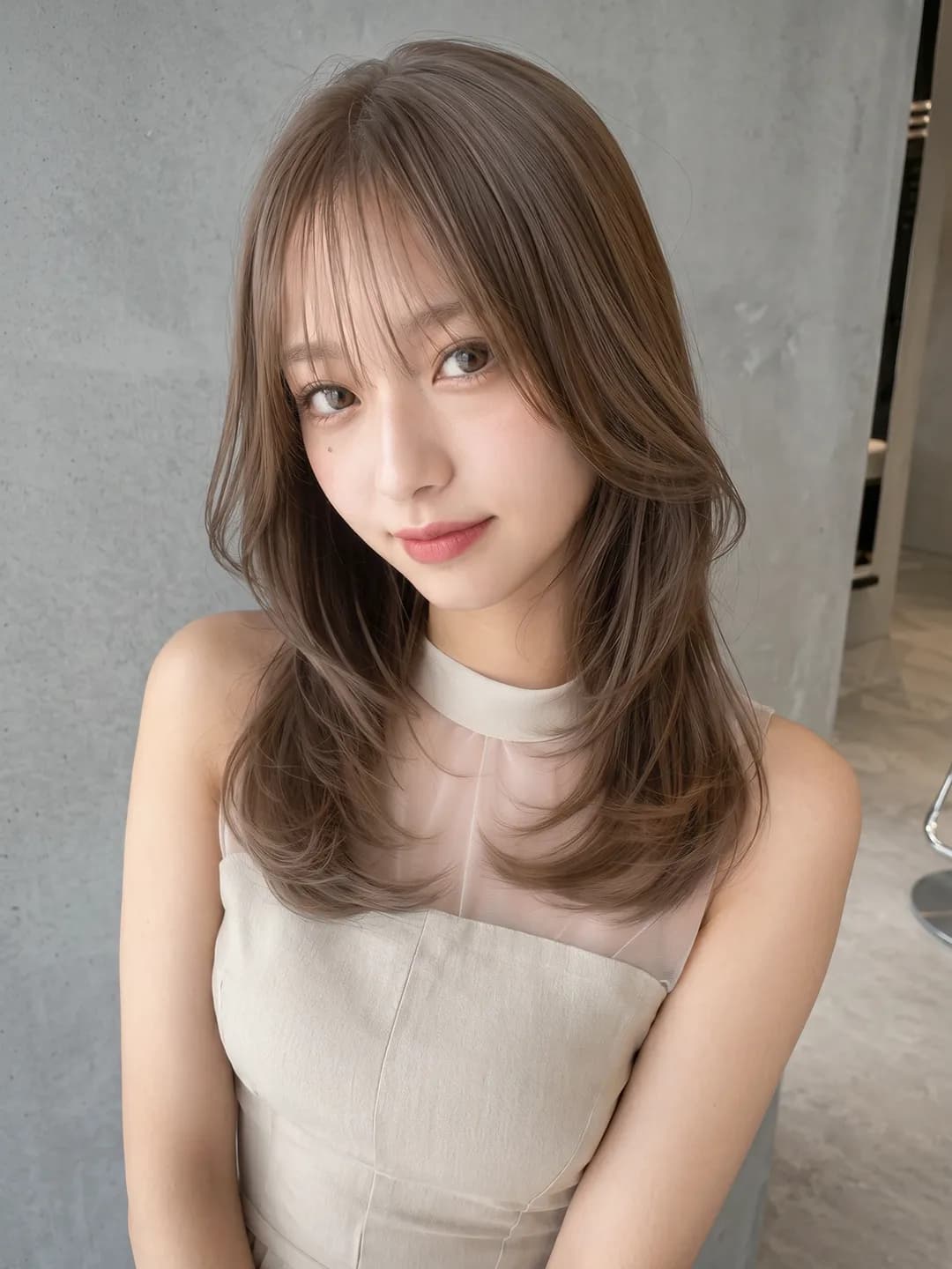 レイヤーカットのヘアスタイル 03